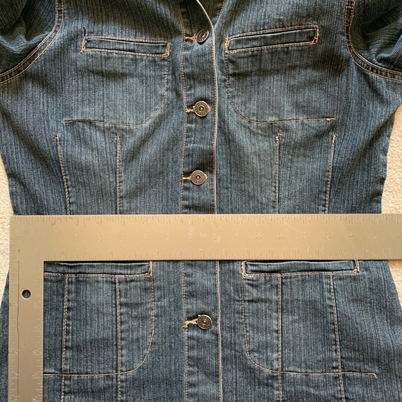 Vintage Contrast Jean Jacket -like new - Picture 6 of 9
